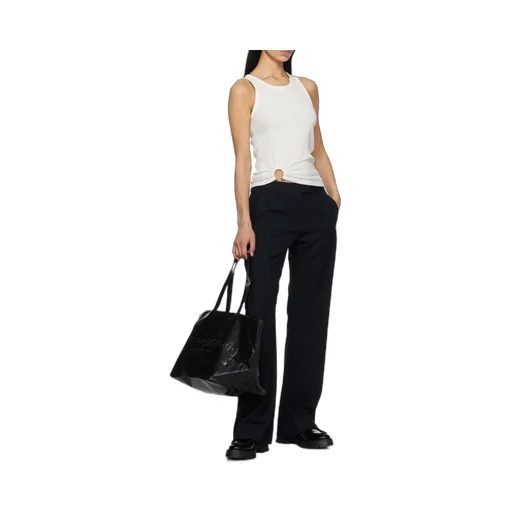 Logo Embossed Tote Bag