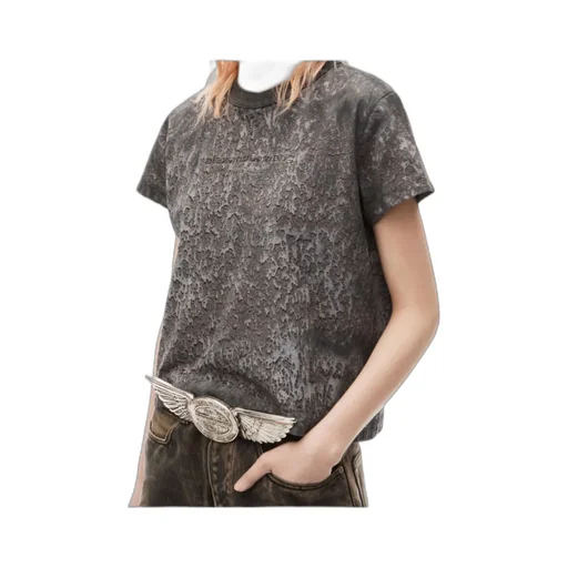 Splatter-Wash Crewneck T-Shirt