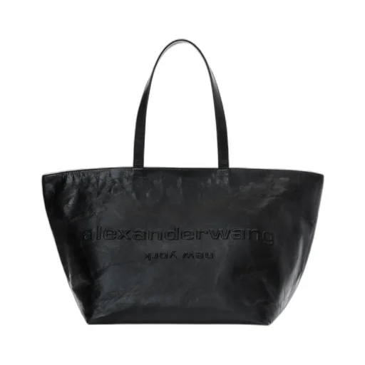 Logo Embossed Tote Bag