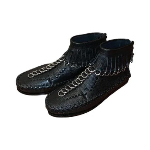 Tassels Detail Ankle Boots