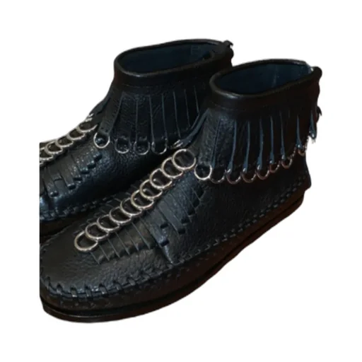 Tassels Detail Ankle Boots