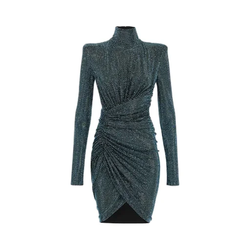 Rhinestone Trimmed Dress