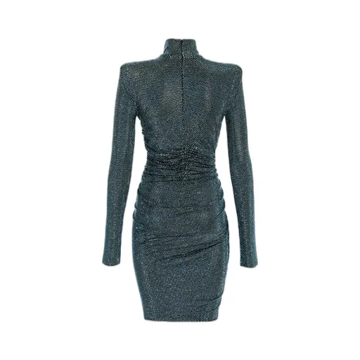 Rhinestone Trimmed Dress