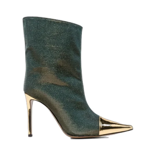 High-Heeled Pointed Short Boots