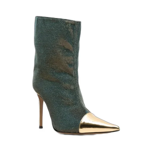 High-Heeled Pointed Short Boots