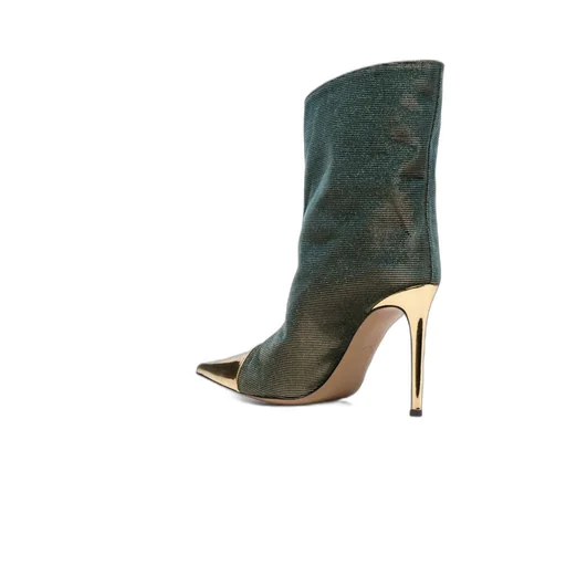 High-Heeled Pointed Short Boots