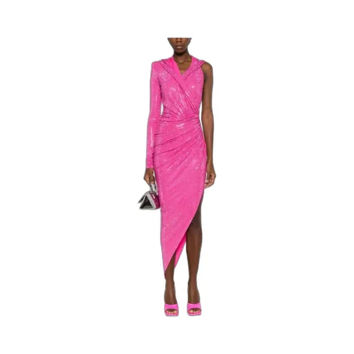 Hooded Asymmetrical Dress