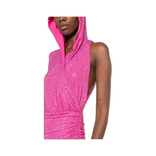 Hooded Asymmetrical Dress
