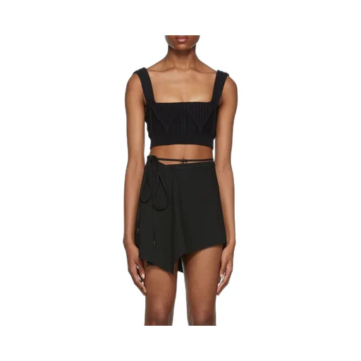 Twisted Knitted Halter Vest