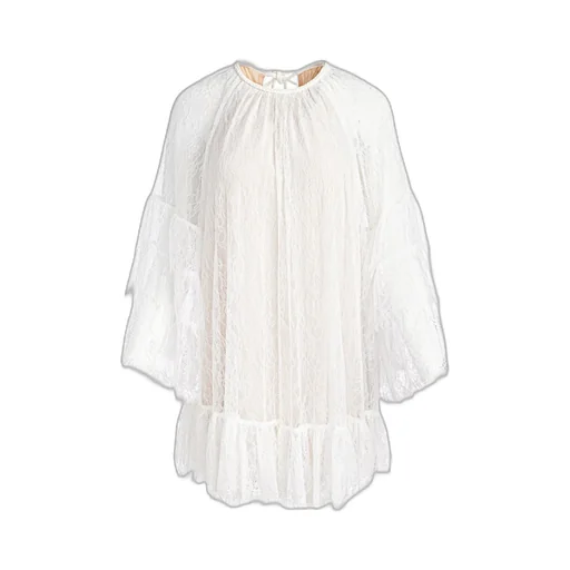 Delia Ruffled Tunic Dress