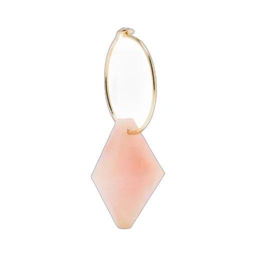 18Kt Yellow Gold Rombo Opal Earring