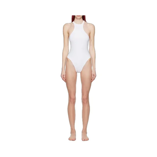 Logo Plaque Swimsuit