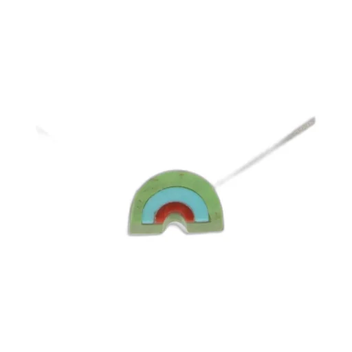 Rainbow Pattern Pendant Necklace