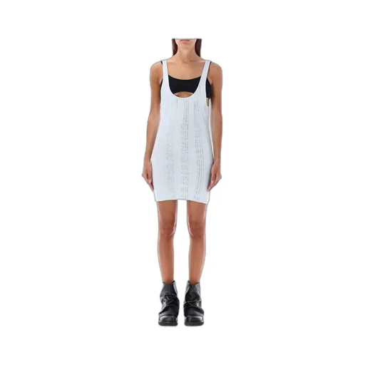 Double Layered Ribbed Mini Dress