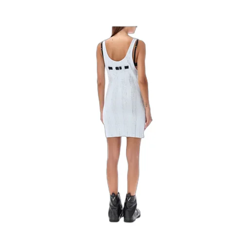 Double Layered Ribbed Mini Dress