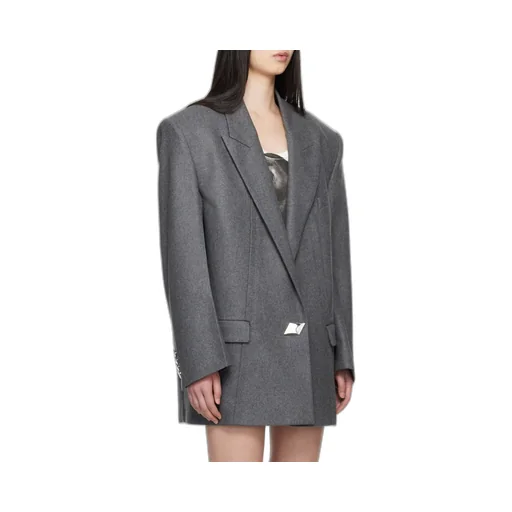 Single-Breasted Oversized Blazer