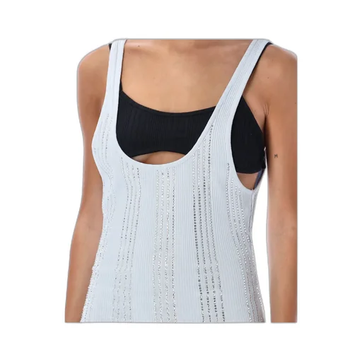 Double Layered Ribbed Mini Dress