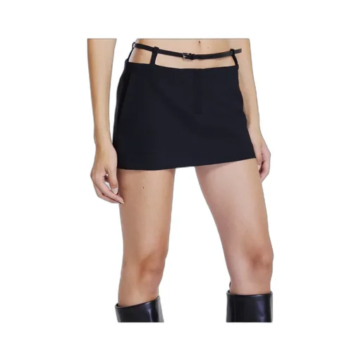 Crepe Stretch Mini Skirt