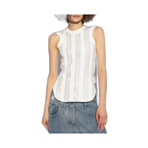 Reese Embellished Ribbed Top
