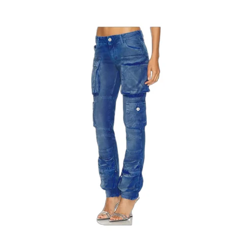 Low-Rise Pockets Jeans