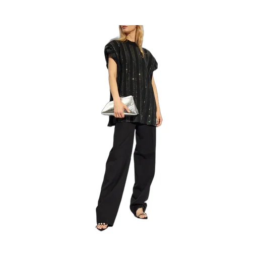 Laurie Embellished Ribbed T-Shirt