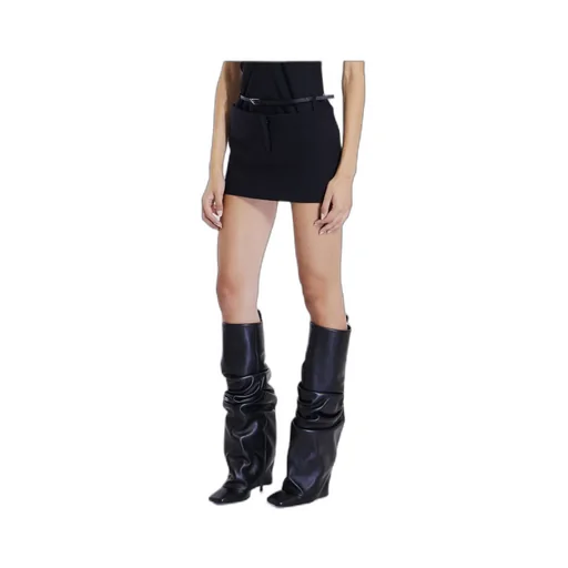 Crepe Stretch Mini Skirt
