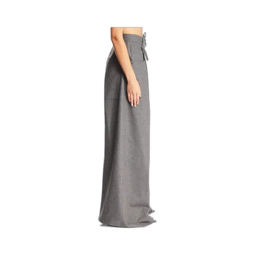 High-Waisted Wide-Leg Trousers