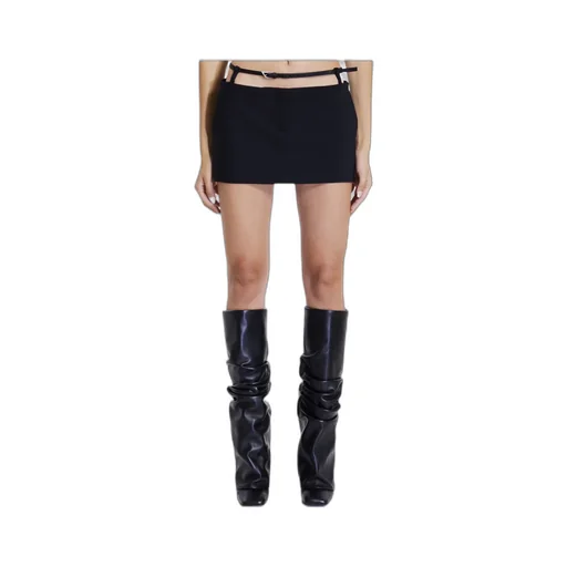 Crepe Stretch Mini Skirt