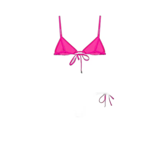 Tie-Fastened Stretch Bikini