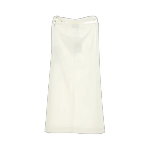 Mid-Length Skirt With Hollow Waist