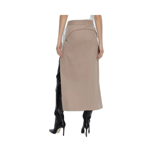 Side Slit Midi Skirt