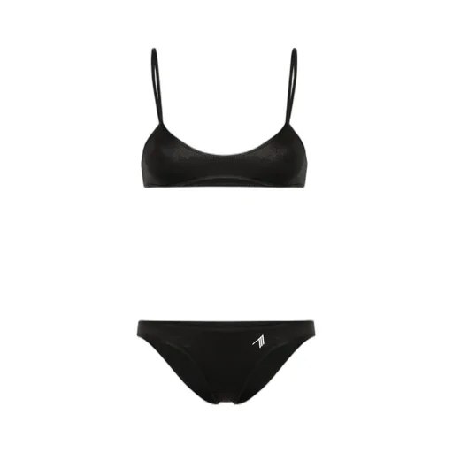 Logo Printed Bikini Set