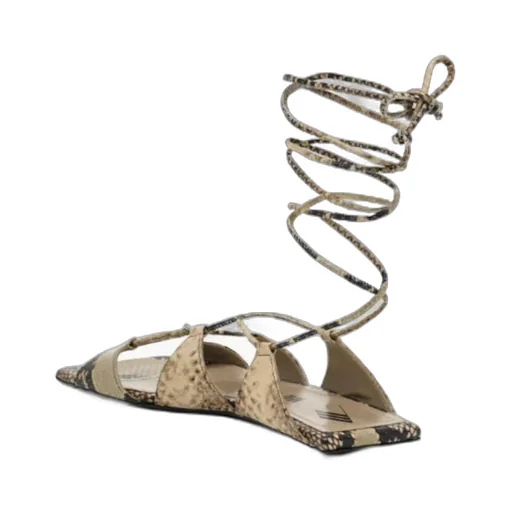 Renee Embossed Strapped Sandals