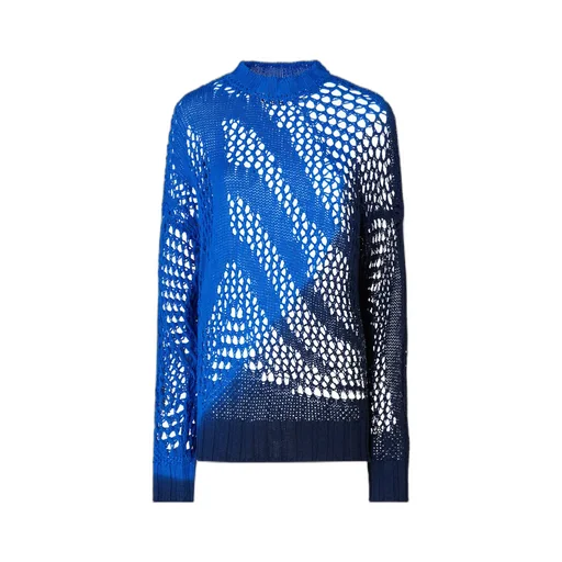 Drop Shoulder Open Knit Jumper