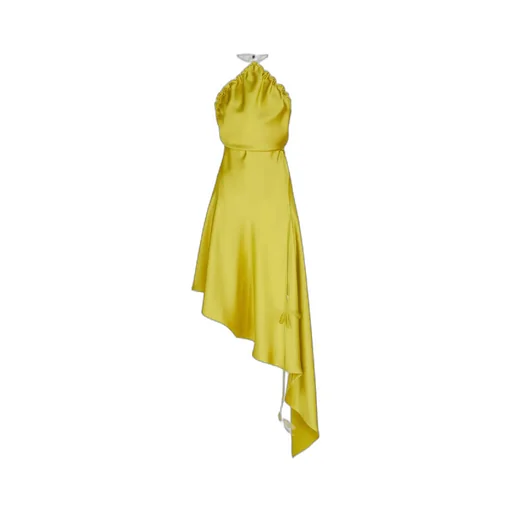 Ruched Open Back Midi Dress