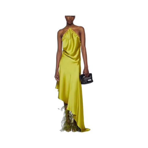 Ruched Open Back Midi Dress