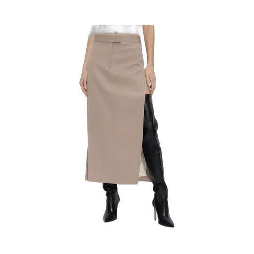Side Slit Midi Skirt