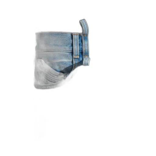 Ring Embellished Tapered Leg Jeans