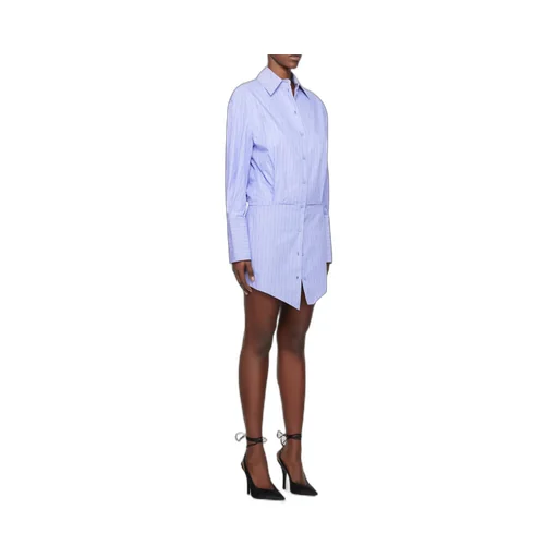 Sylvie Striped Shirt Mini Dress