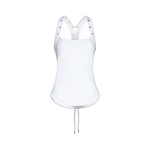 Race Back Ribbed Tank Top