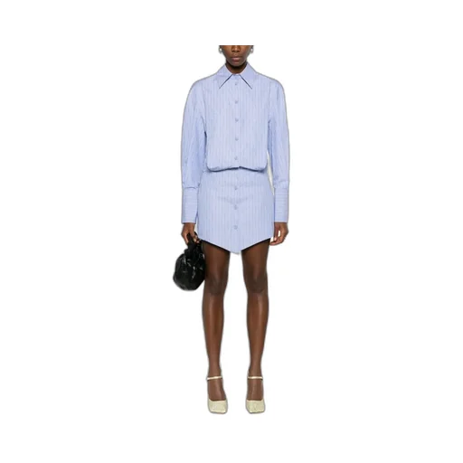 Sylvie Striped Shirt Mini Dress