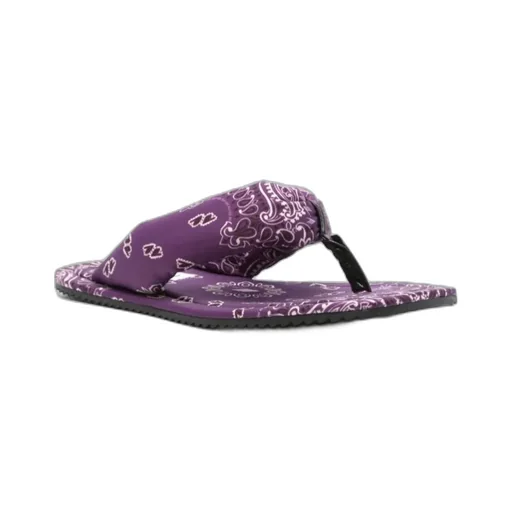 Bandana Printed Thong Strap Slides