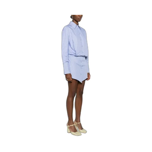Sylvie Striped Shirt Mini Dress