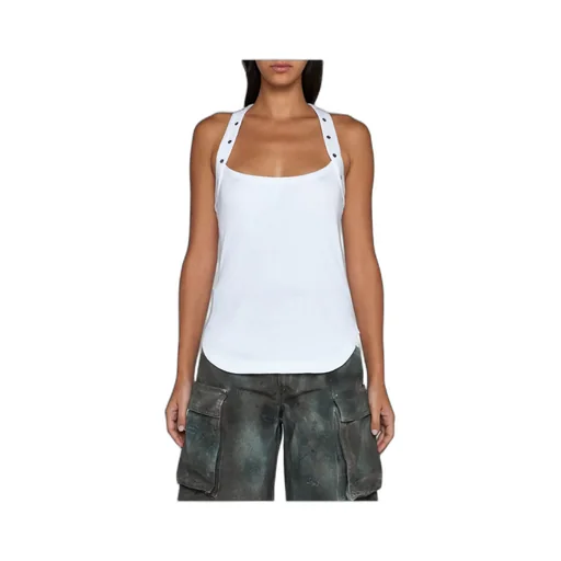 Race Back Ribbed Tank Top