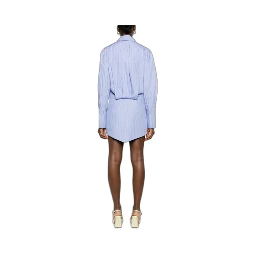Sylvie Striped Shirt Mini Dress