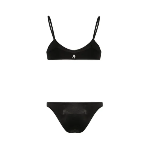 Logo Printed Bikini Set