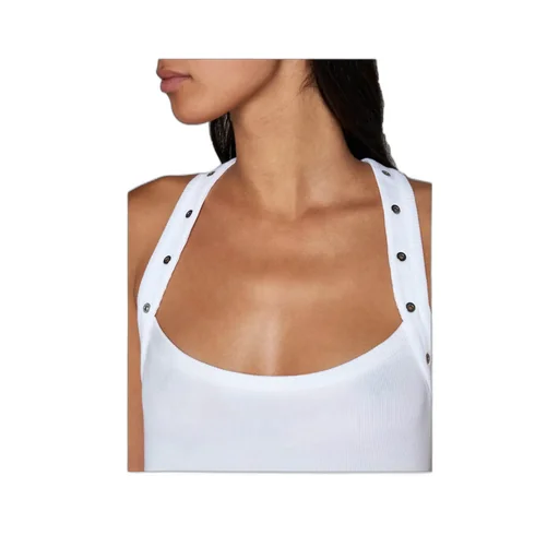 Race Back Ribbed Tank Top