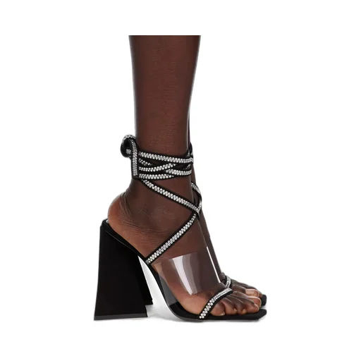 Open-Toed High-Heeled Sandals