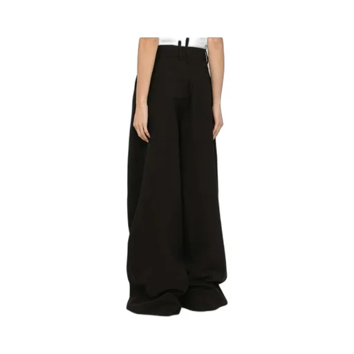 Large Silhouette Wool Trousers