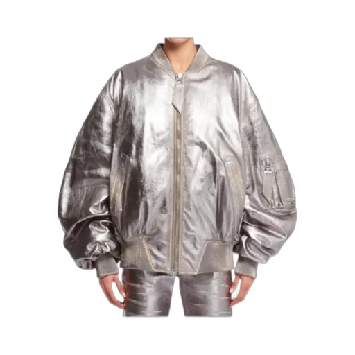 Leather Bomber Jacket